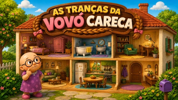 Capa de As Tranças da Vovó Careca